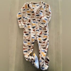 Children’s Place Dino Pattern Fleece PJs - Size 2T